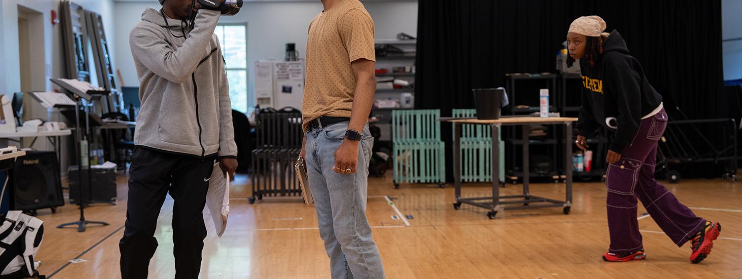 Long Way Down in rehearsal