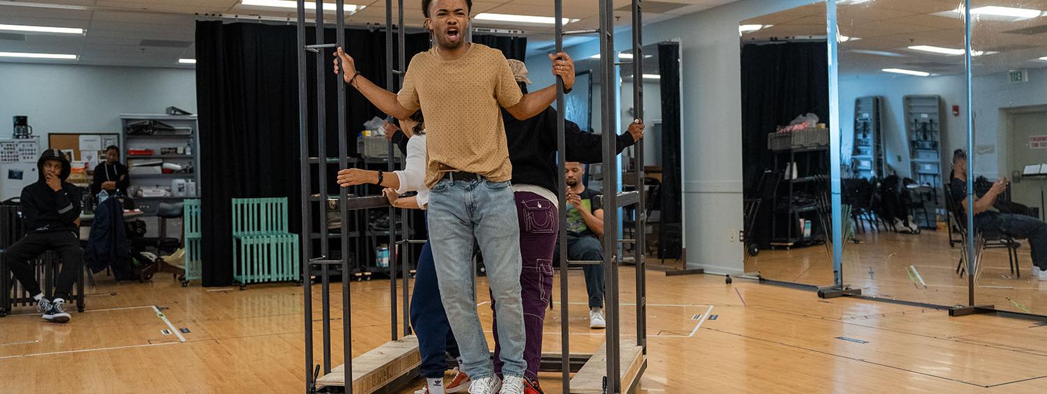 Long Way Down in rehearsal