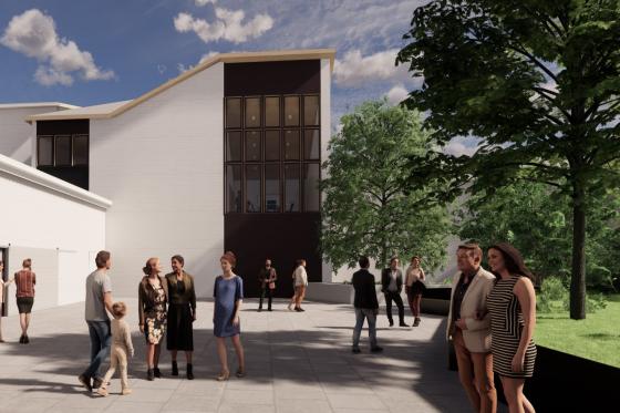 Rendering of the Updated Courtyard